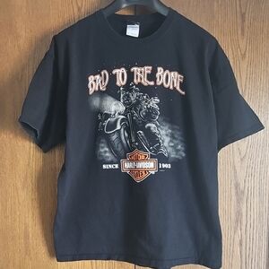 Harley-Davidson Black 'Bad to the Bone' Tee